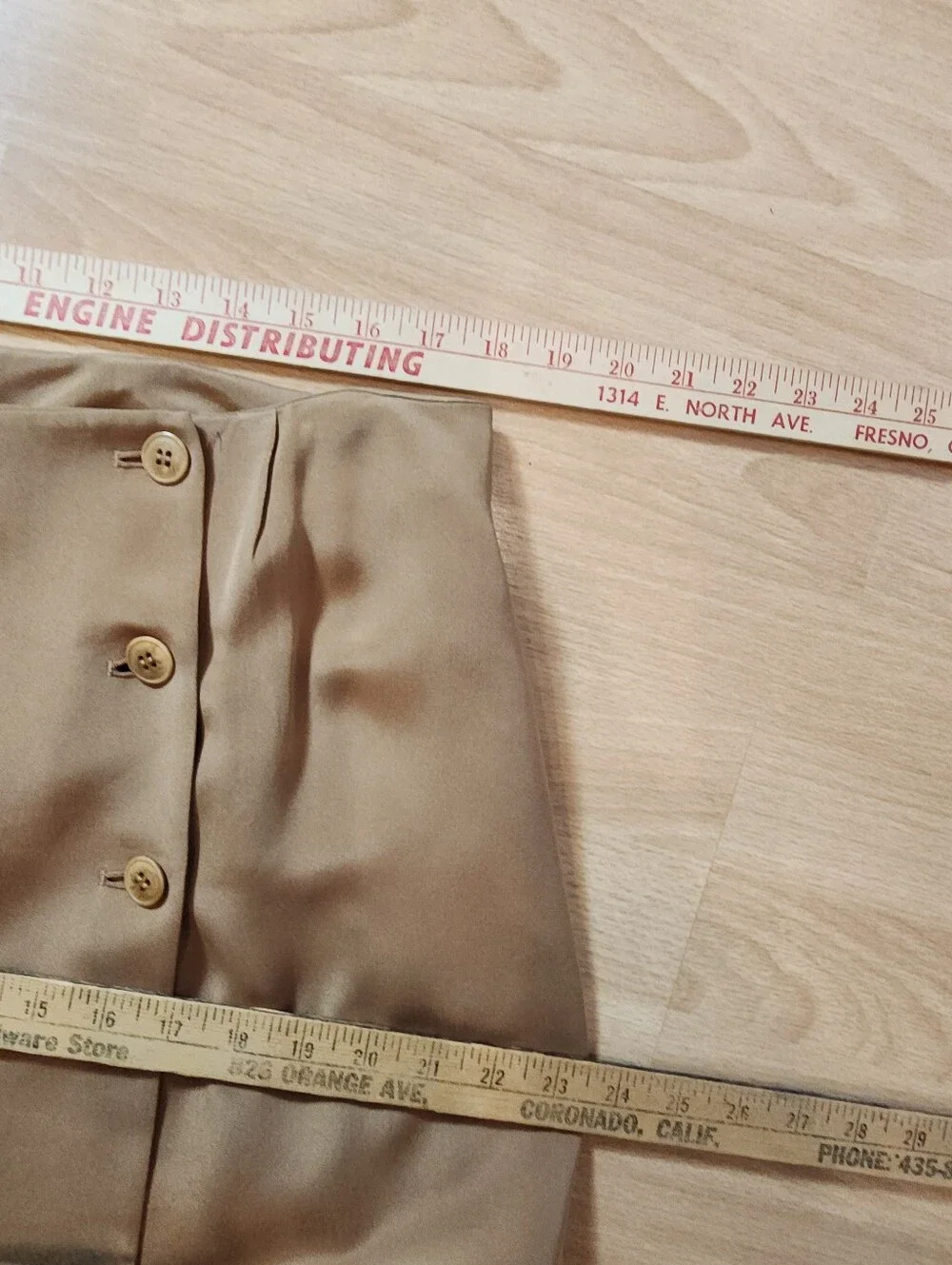 100% Silk Wrap Maxi Skirt Golden Brown Bronze Tan Charter Club Women's Size 16
